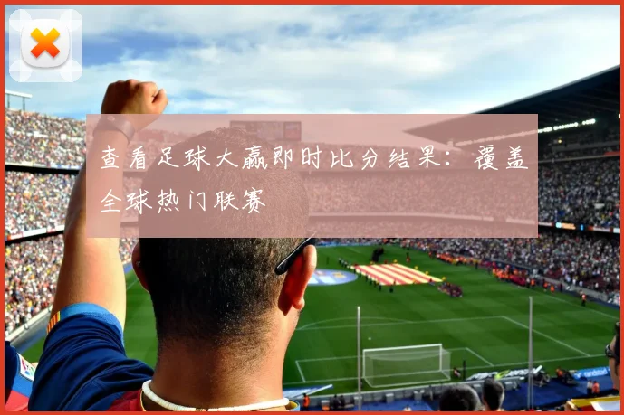查看足球大赢即时比分结果:覆盖全球热门联赛